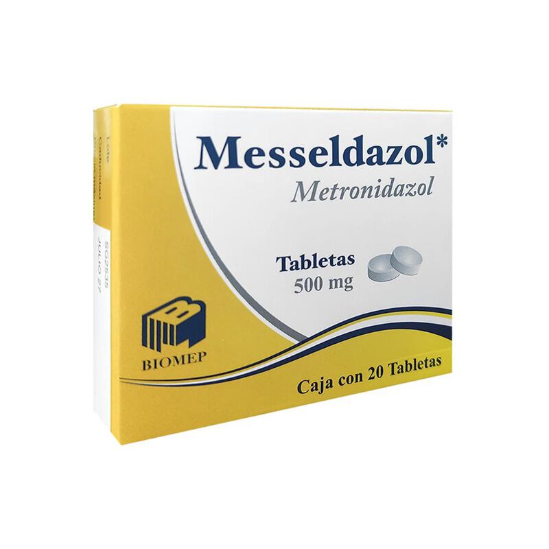 Messeldazol 500 Mg 20 Tabletas image number null