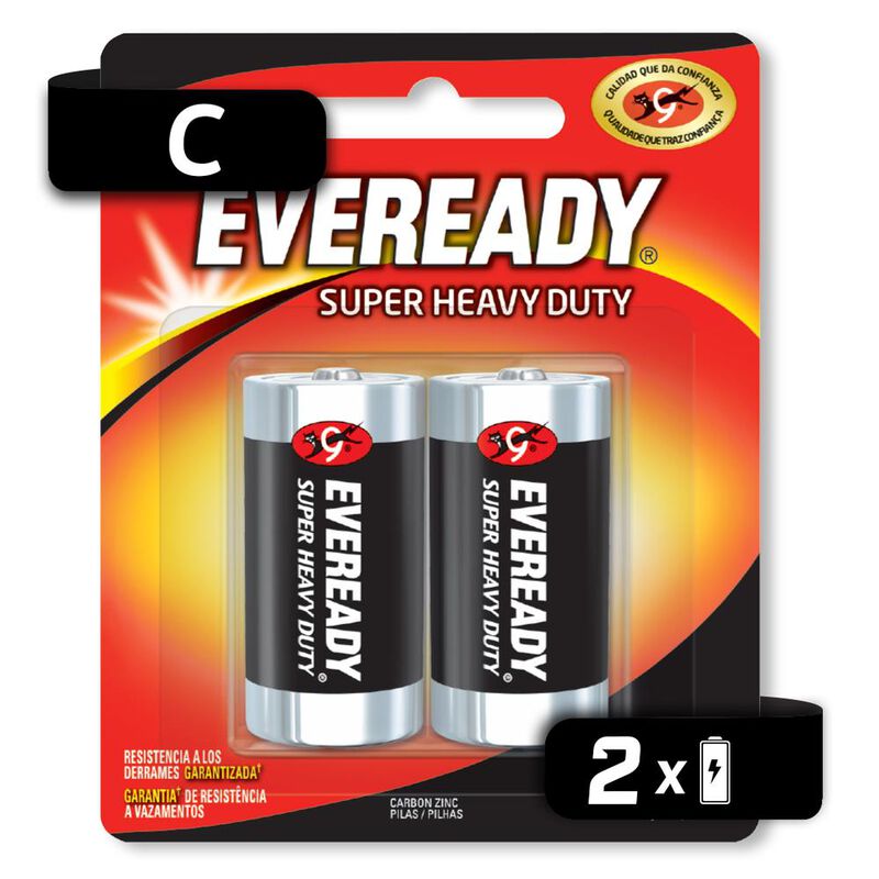 Pila Eveready Carbón Zinc C Blister 2 Unidades image number null