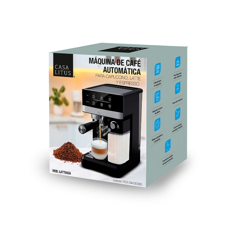 Cafetera para Espresso Capuchino Latte Automati... image number null