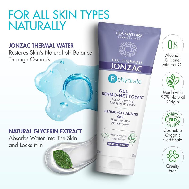 Limpiador Facial Eau De Jonzac Rehydrate, Gel D... image number null