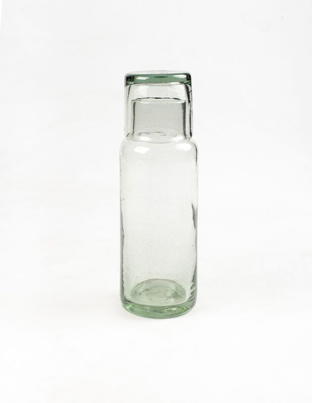 Jarra de Buró de Vidrio Soplado Transparente  M... image number null