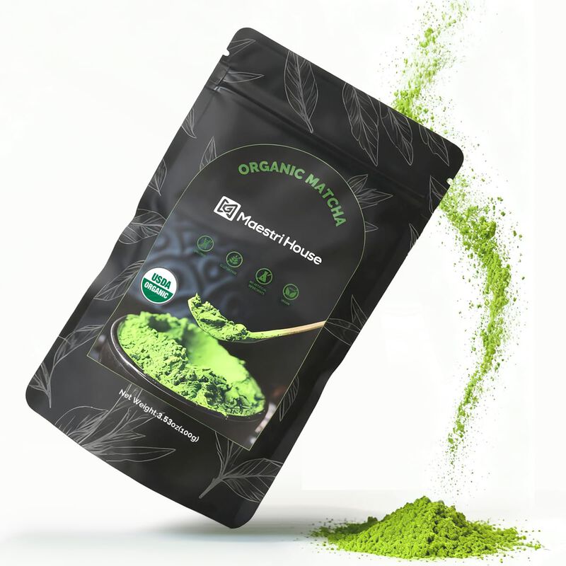 Polvo De Matcha Maestri House 100 g Org&aacute;nico Us... image number null