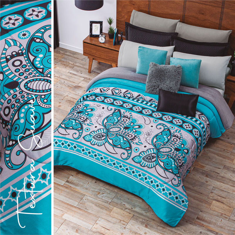 COBERTOR OZZY DAKARI V2 GRIS  KS/XL-QS image number null