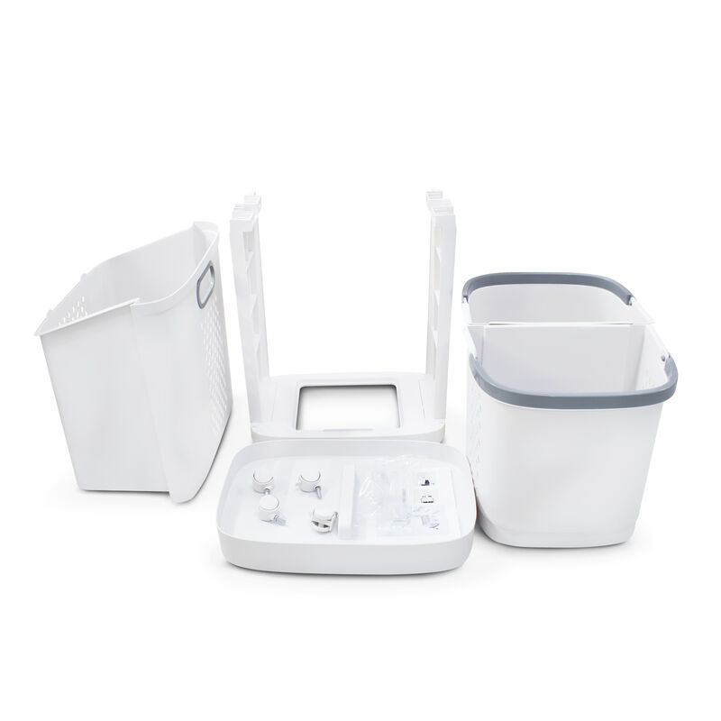 Cesto para Ropa 3 Cestas Desmontables Pl&aacute;stico ... image number null