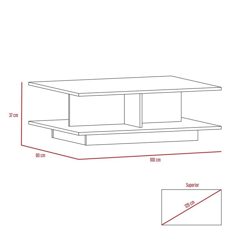 Mesa De Centro Chal&oacute;n Milan Virtual Muebles image number null