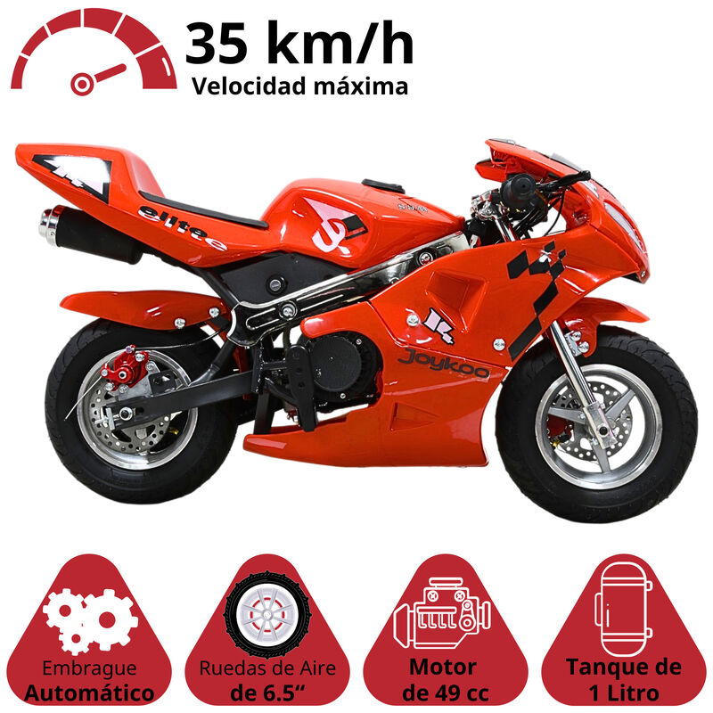 Mini Moto Deportiva De Gasolina 49cc Para Ni&ntilde;os... image number null