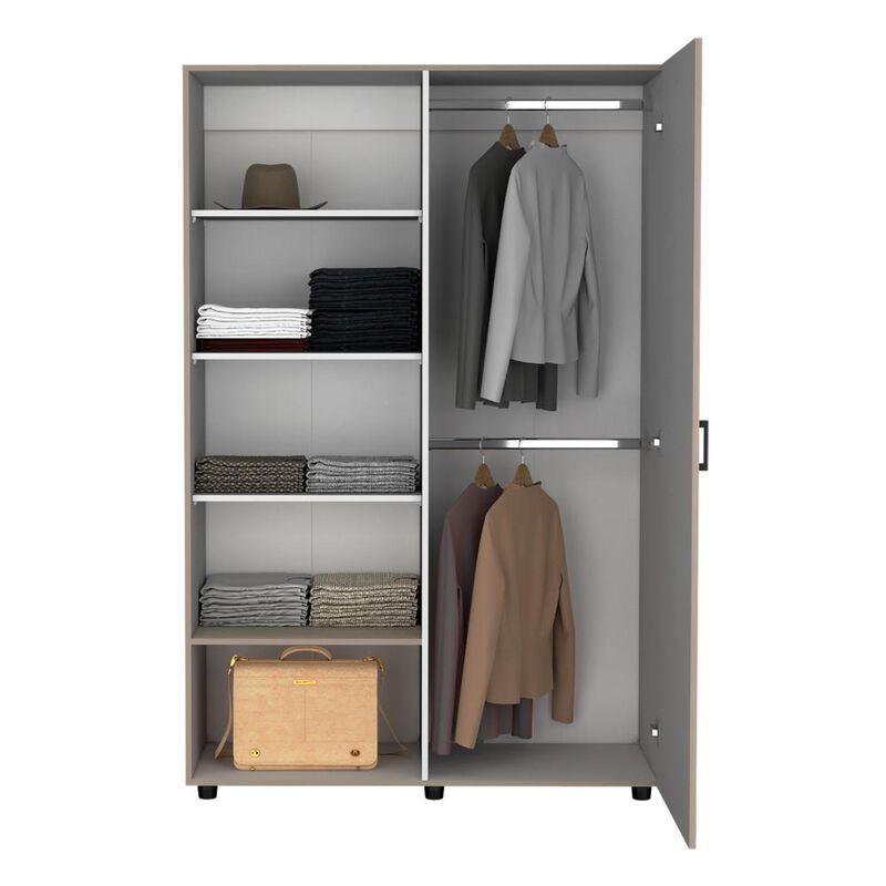 Closet Eco Bardolino y Blanco Virtual Muebles image number null
