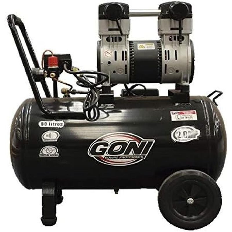 Compresor Goni 2005B Silencioso 2HP 57L M&eacute;dico image number null