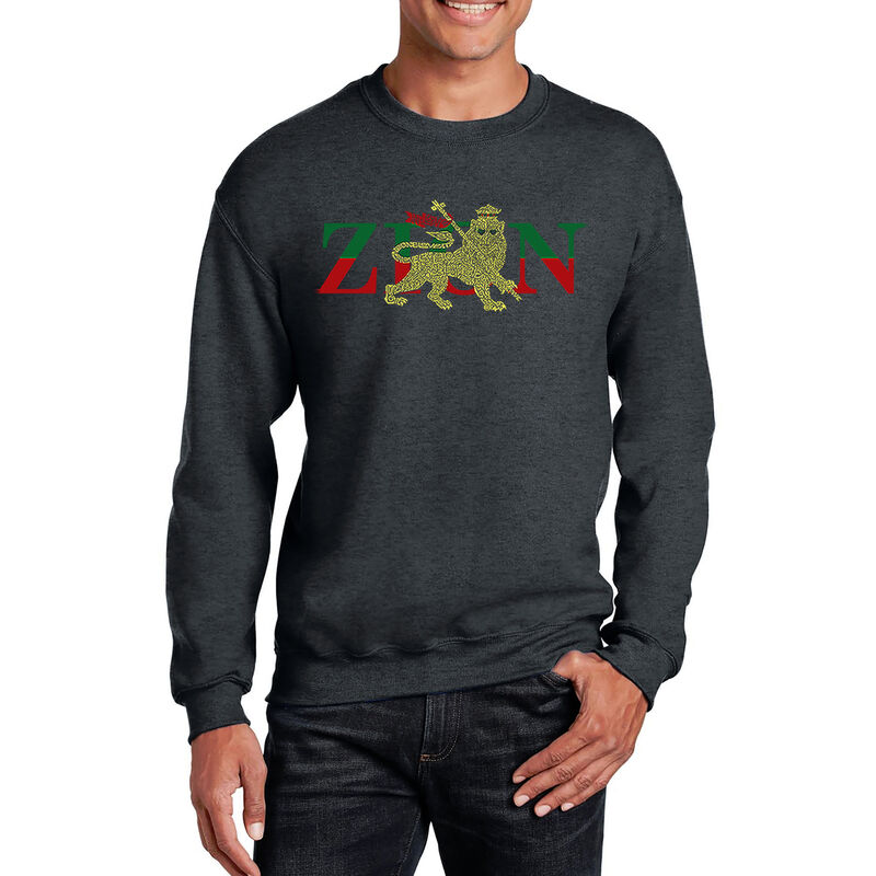 Sudadera De Cuello Redondo Word Art Para Hombre... image number null