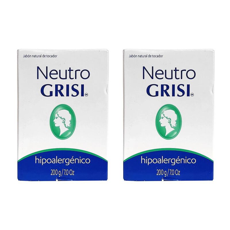 Jabon Grisi Neutro 200g Pack 2pz image number null