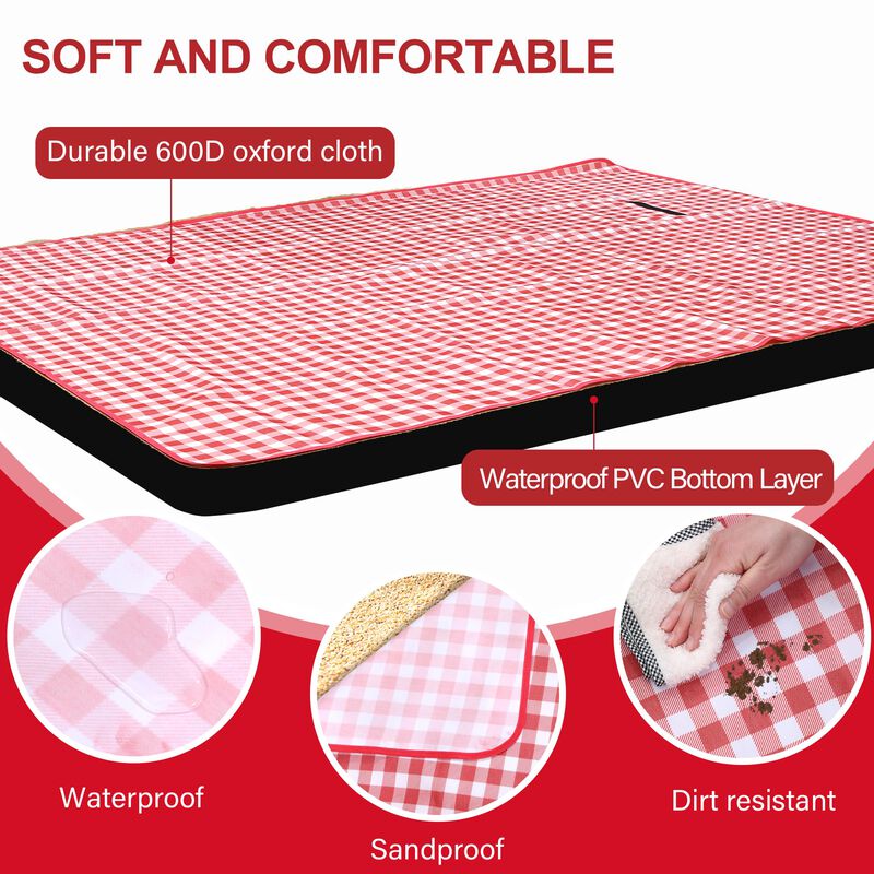 Mantel De P&iacute;cnic Plegable E Impermeable Blanket... image number null