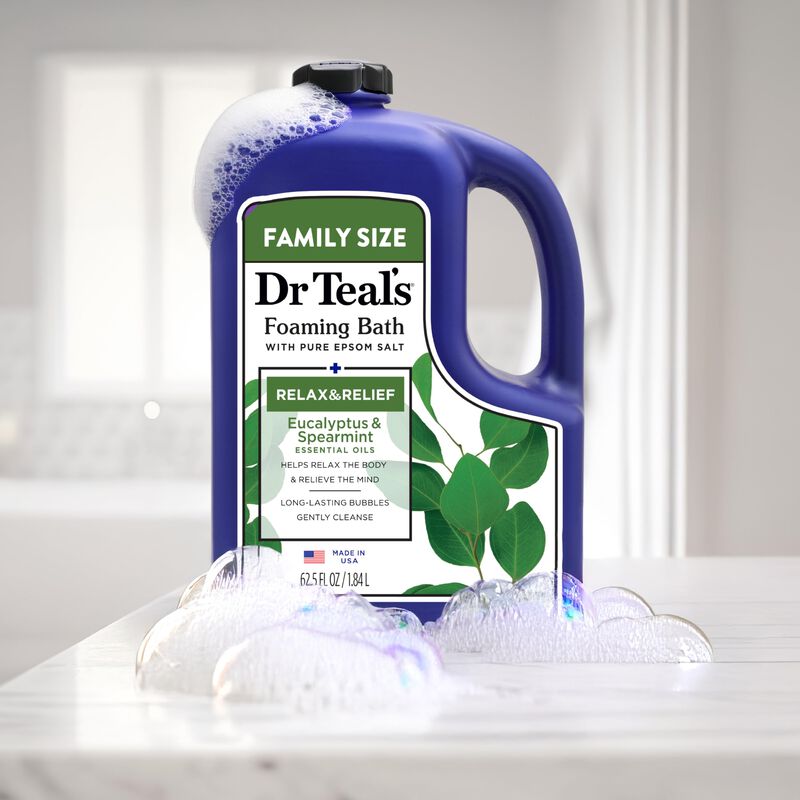 Ba&ntilde;o Espumoso Dr. Teal's Relax & Relief Eucalyp... image number null