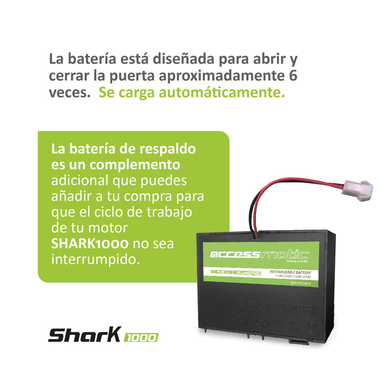 Motor P/puerta Garaje Accessmatic Shark 1000 3/... image number null