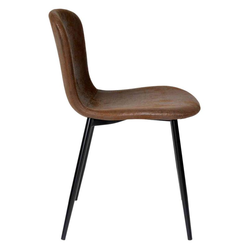 Set Juego 4 Sillas Comedor Cocina Ante Suede Ga... image number null