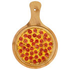 Tabla de Corte Bambú Circular con Mango 24 cm