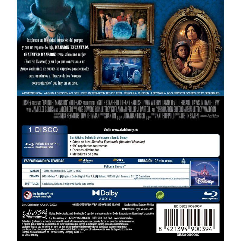 Mansi&oacute;n Encantada (Haunted Mansion) (2023) [Blu... image number null