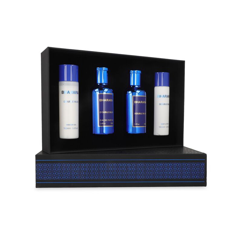Set Bharara Double Bleu 4Pzs 100Ml Edp Spray/ A... image number null