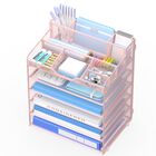 Caddy Orgmate Organizador De Escritorio De Malla De 6 Niveles Rosa