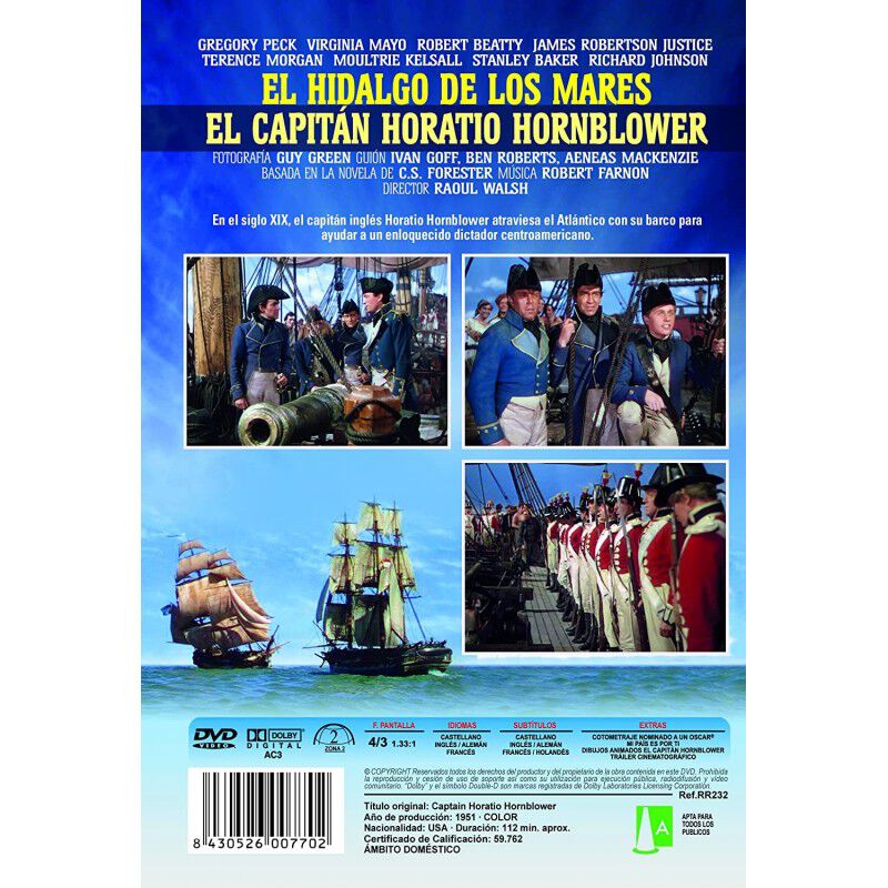 El Hidalgo De Los Mares - El Capitan Horatio Ho... image number null