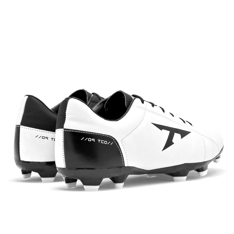Trucco tenis de f&uacute;tbol para hombre blanco negro... image number null