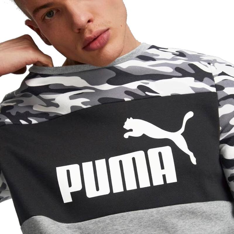 Sudadera Puma ESS+ Camo Crew para Hombre image number null