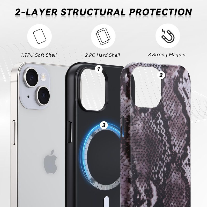 Funda Fourmor Para iPhone 15 Magsafe Inal&aacute;mbric... image number null