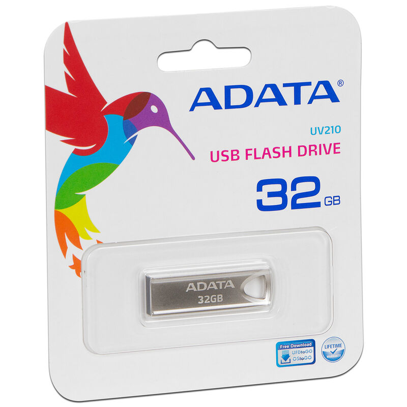 Unidad Flash USB 2.0 ADATA UV210 de 32GB image number null