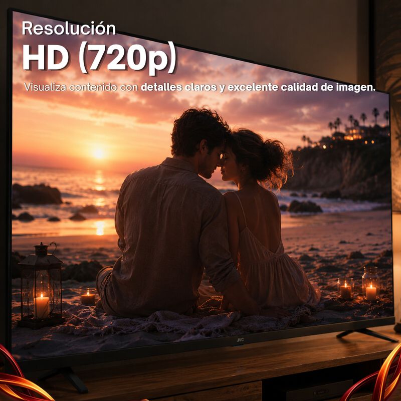 Pantalla Jvc Smart Tv 24 Pulgadas Hd Led Roku T... image number null