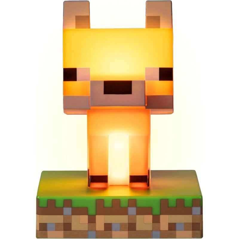 L&aacute;mpara Zorro Icons Fox Light Minecraft 11 cms image number null