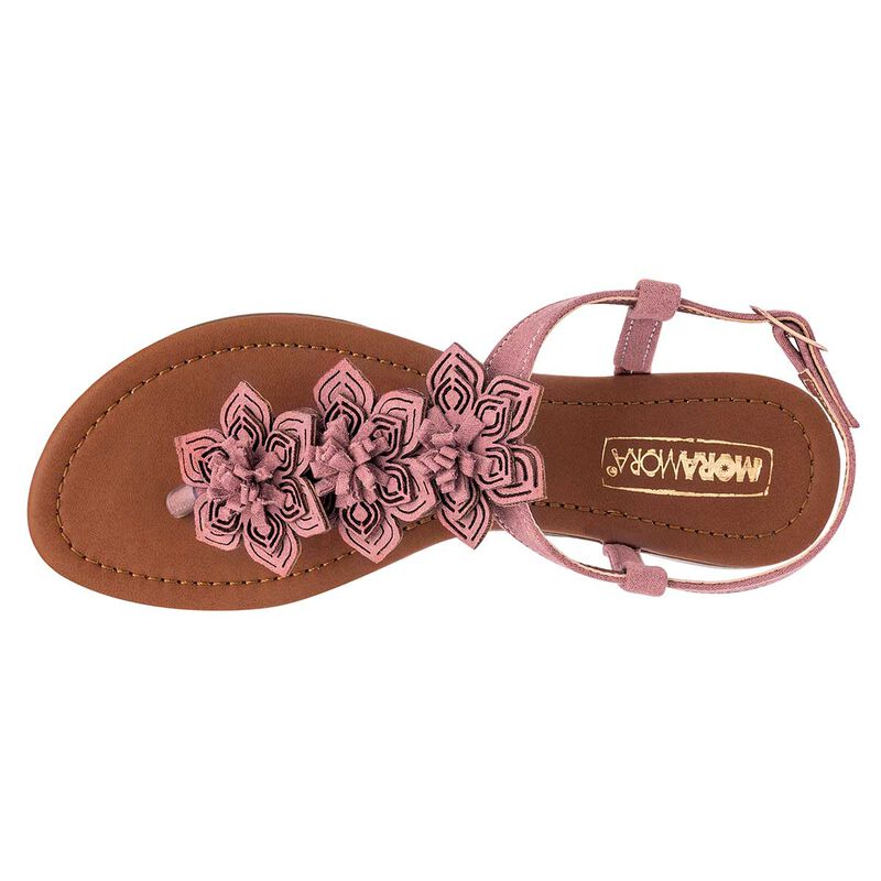 Moramora Sandalia para mujer rosa image number null