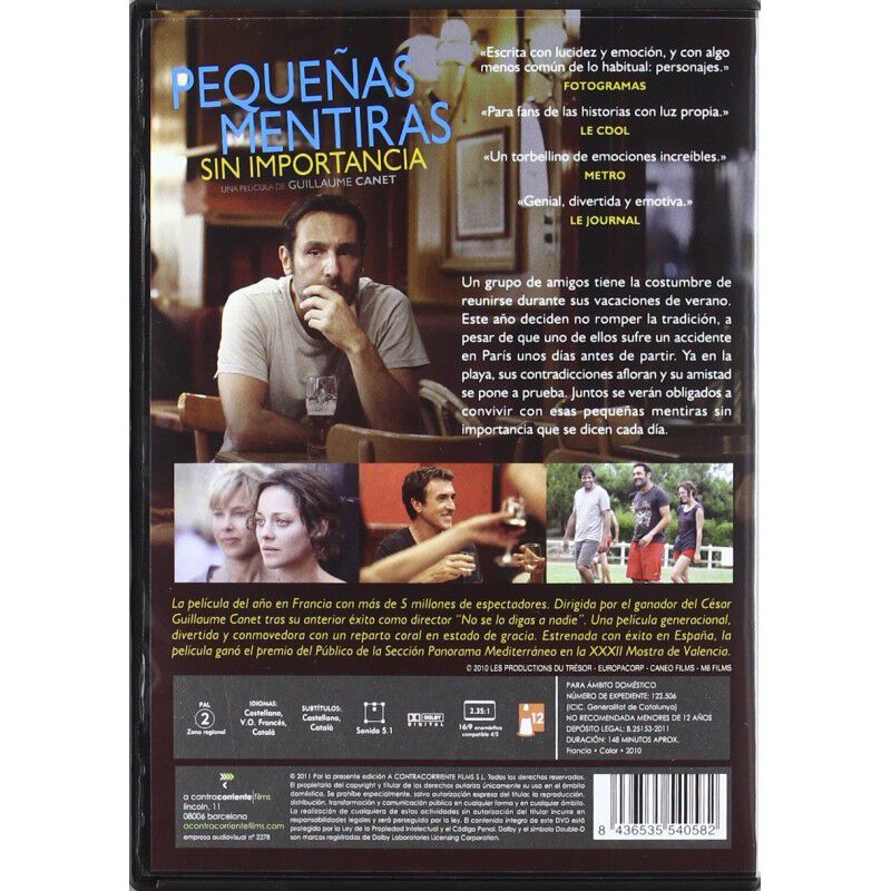 PEQUE&Ntilde;AS MENTIRAS SIN IMPORTANCIA (DVD) image number null