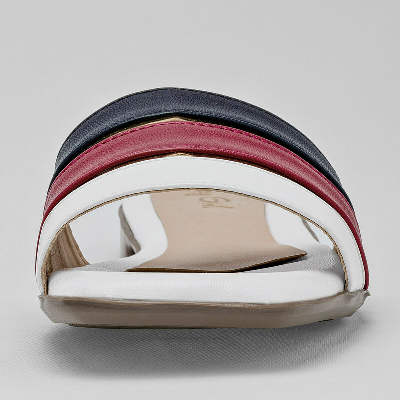 Sexy Girl Sandalia para mujer blanco multicolor image number null