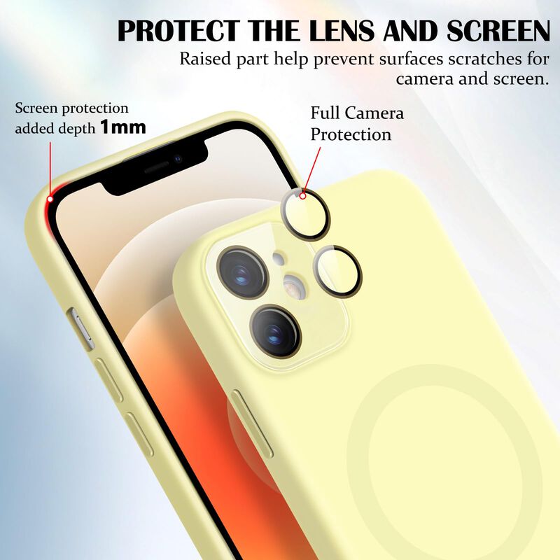 Funda Newseego Magn&eacute;tica para iPhone 12 Amarill... image number null
