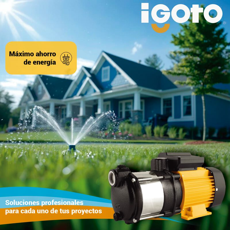 Bomba Centrifuga Multietapas 1hp Mh1500 Igoto C... image number null