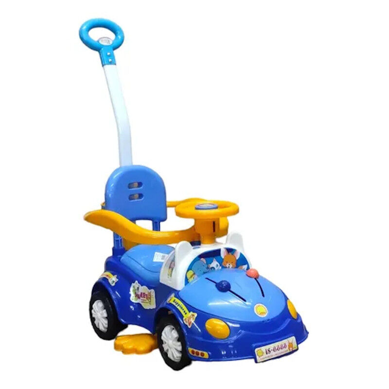 Montable Infantil 4 En 1 Azul Cajuela Bast&oacute;n Gu... image number null