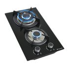 Parrilla 2 Quemadores Premium Cristal Templado Empotrable Gutstark