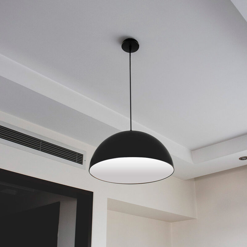 L&aacute;mpara Colgante Mitra 001 Negra Mil Luces image number null