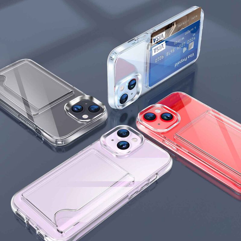 Funda Tekku Porta Tarjetas Para Iphone 15 Trans... image number null