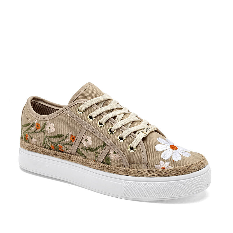 Mora Tierra Tenis urbano para mujer beige multi... image number null