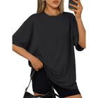 Camiseta Trendy Queen 3XL Negra Oversize Manga Corta
