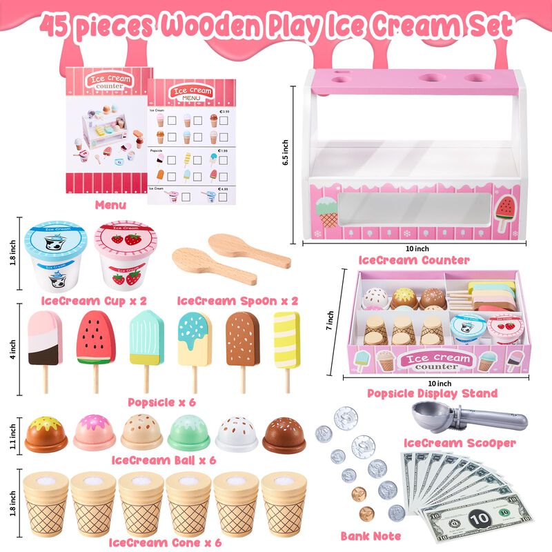 Set De Juego De Mesa De Helados Whoholl De Made... image number null