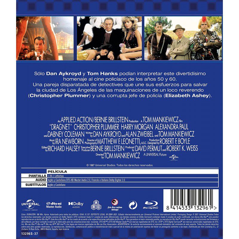 Dos Sabuesos Despistados [blu-ray] (1987) Dragn... image number null