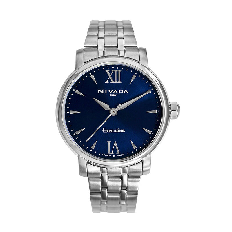 Reloj Nivada Executive Caballero Acero/Acero Az... image number null