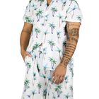 Conjunto Hombre Verano Camisa y Short a Juego CONJ-076 DISEÑO 2 Alberca Playa y Calor