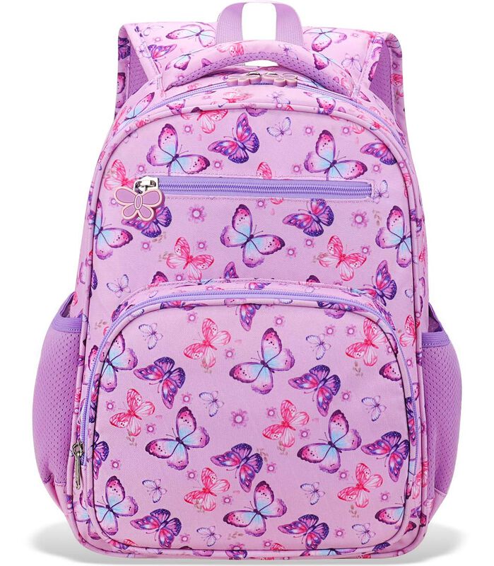 Mochila Escolar Para Ni&ntilde;as Con Mariposa Rhcpfov... image number null