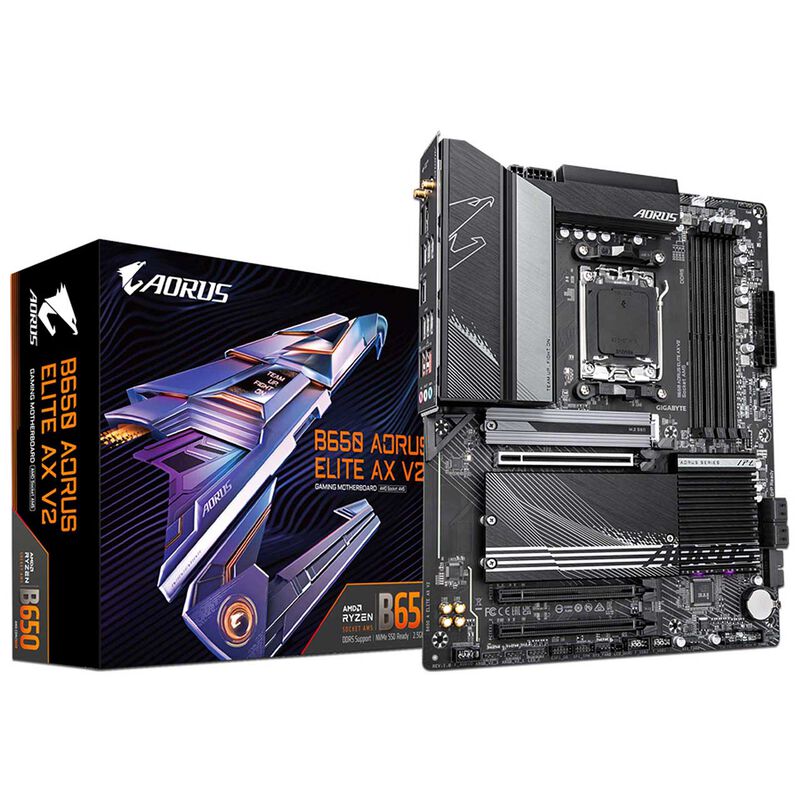T. Madre GIGABYTE B650 ELITE AX V2: AM5, Memori... image number null