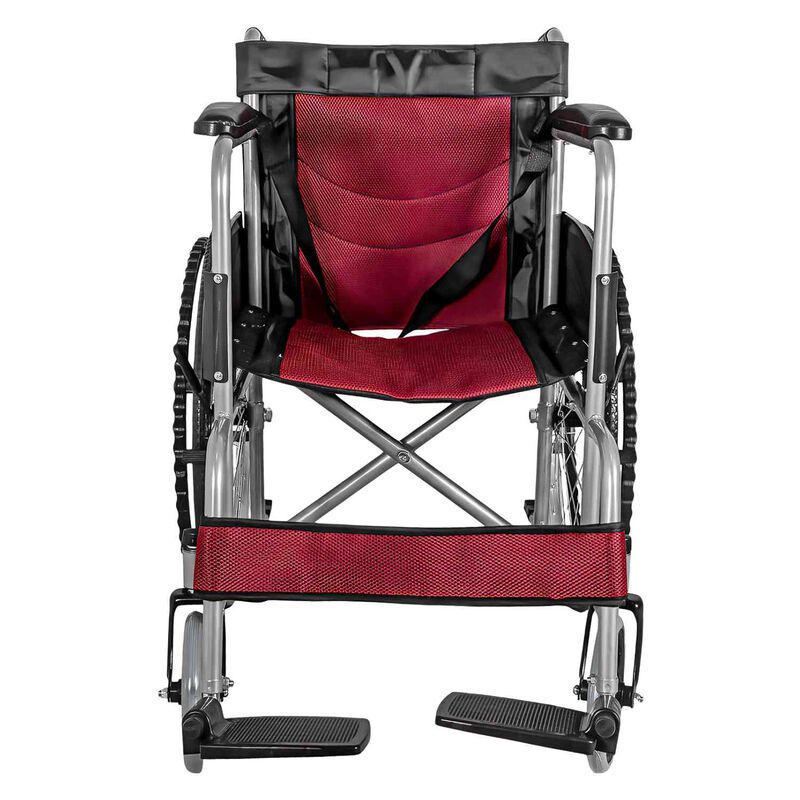 Silla De Ruedas Ligera 23 Pulgadas Plegable Alu... image number null