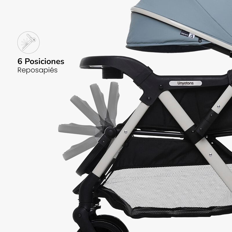 CARRIOLA CON PORTABEBE UNYOTONS K8 AZUL REVERSI... image number null