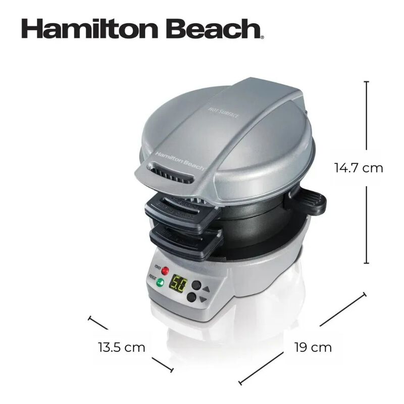 Sandwichera Desayuno Hamilton Beach Con Tempori... image number null