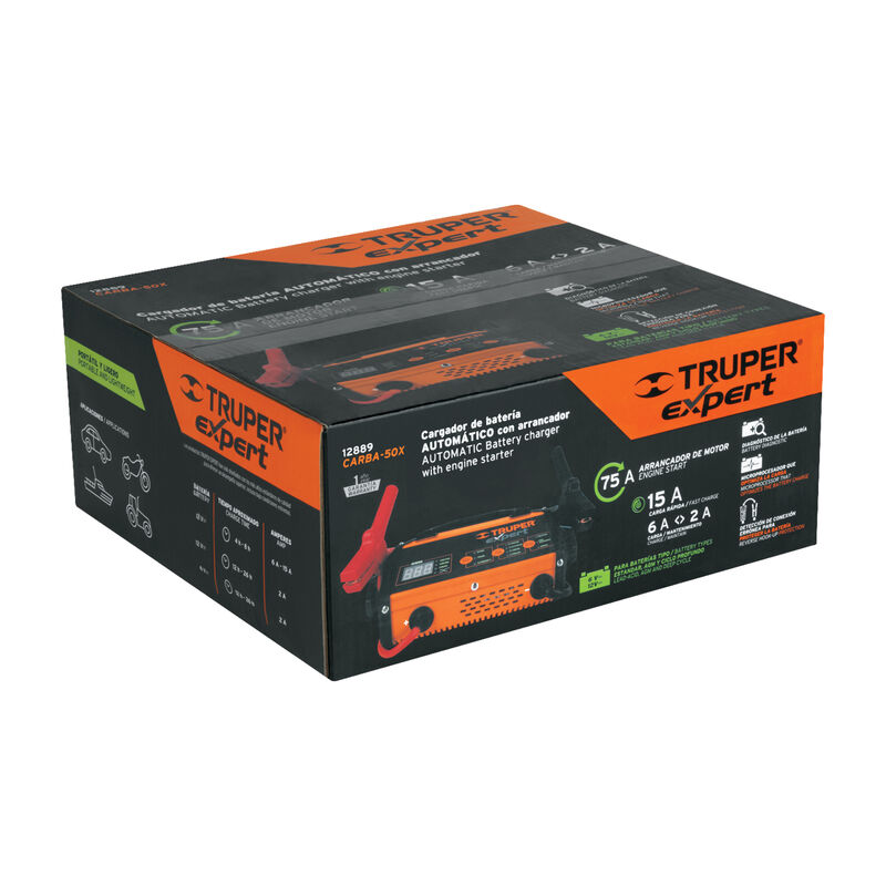 Cargador de 50 a para Bater&iacute;as de 6 y 12 V Expe... image number null